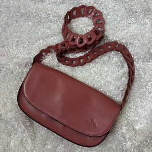Patricia Nash pink leather crossbody purse bag